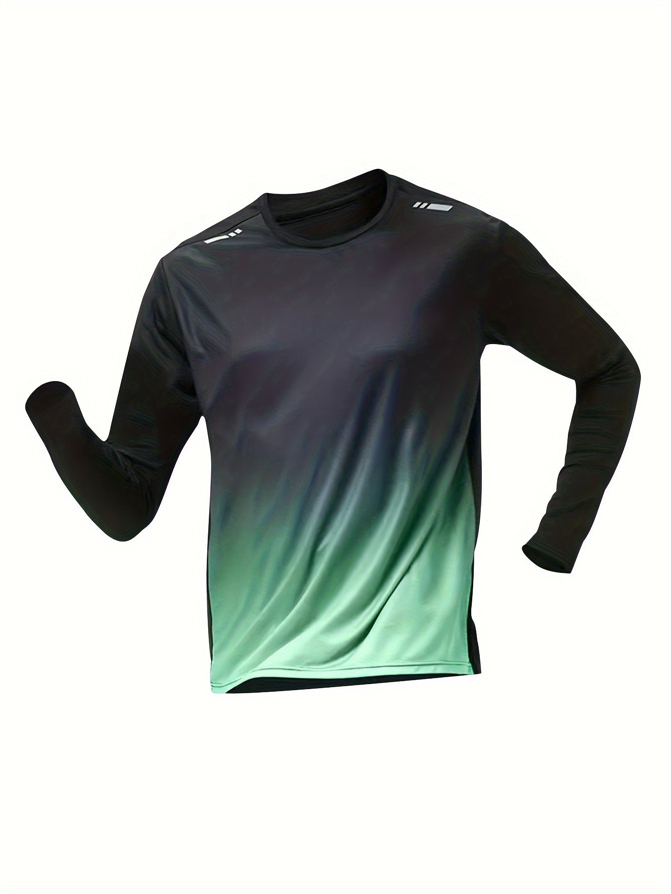 Mens QuickDrying Compression Long Sleeve Fitness Tshirt