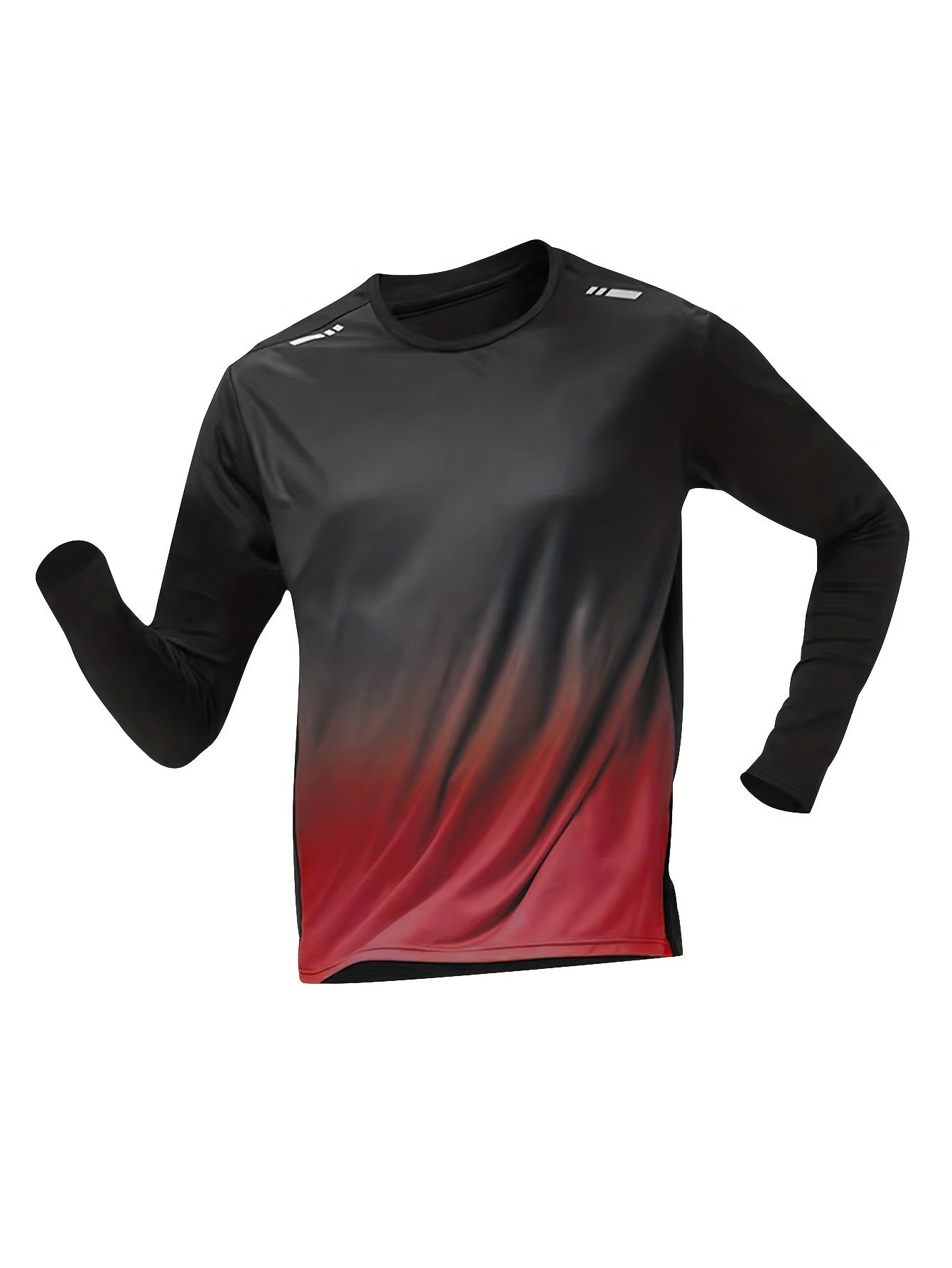 Mens QuickDrying Compression Long Sleeve Fitness Tshirt