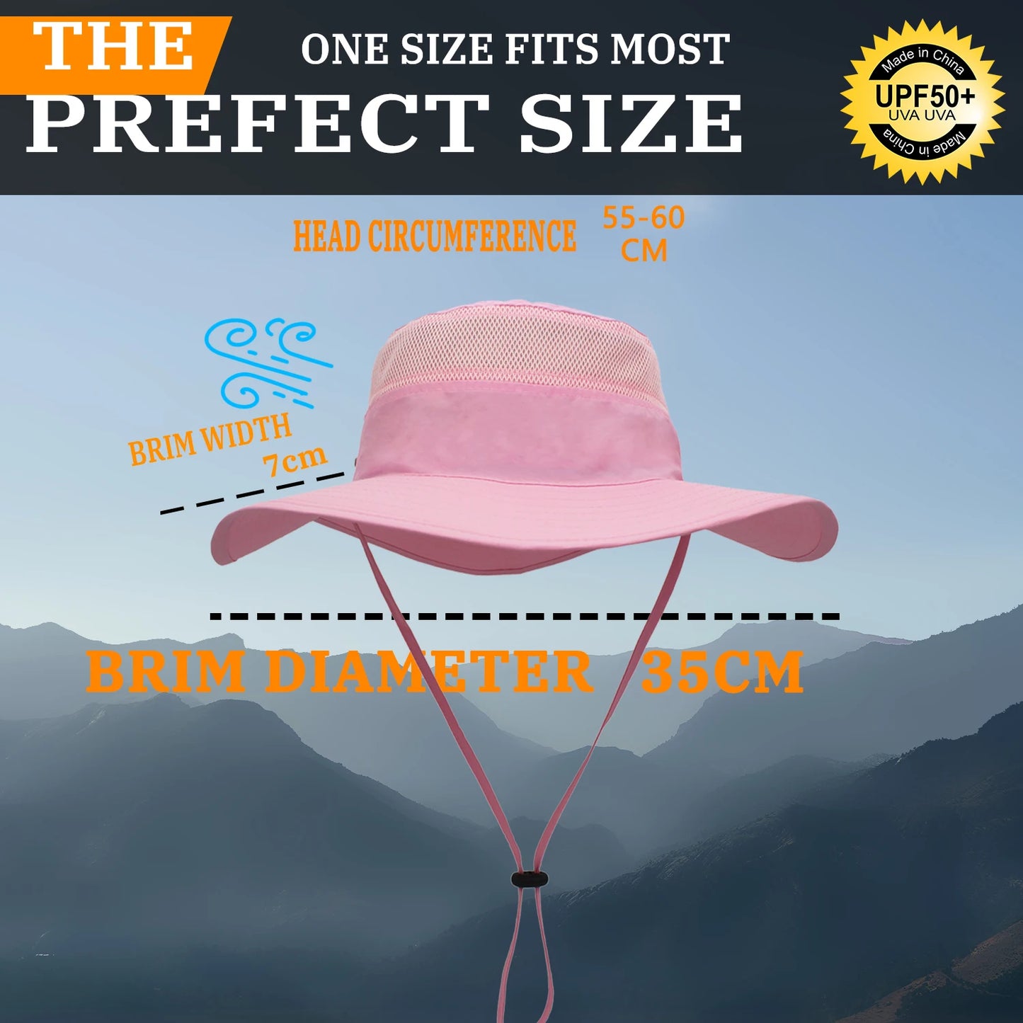 Hats for Bucket Hat Women  Men's Fisherman Sunscreen Sun Hat Panama Hat Fishing Breathable Net Quick-Drying Big Hat Hiking Hat