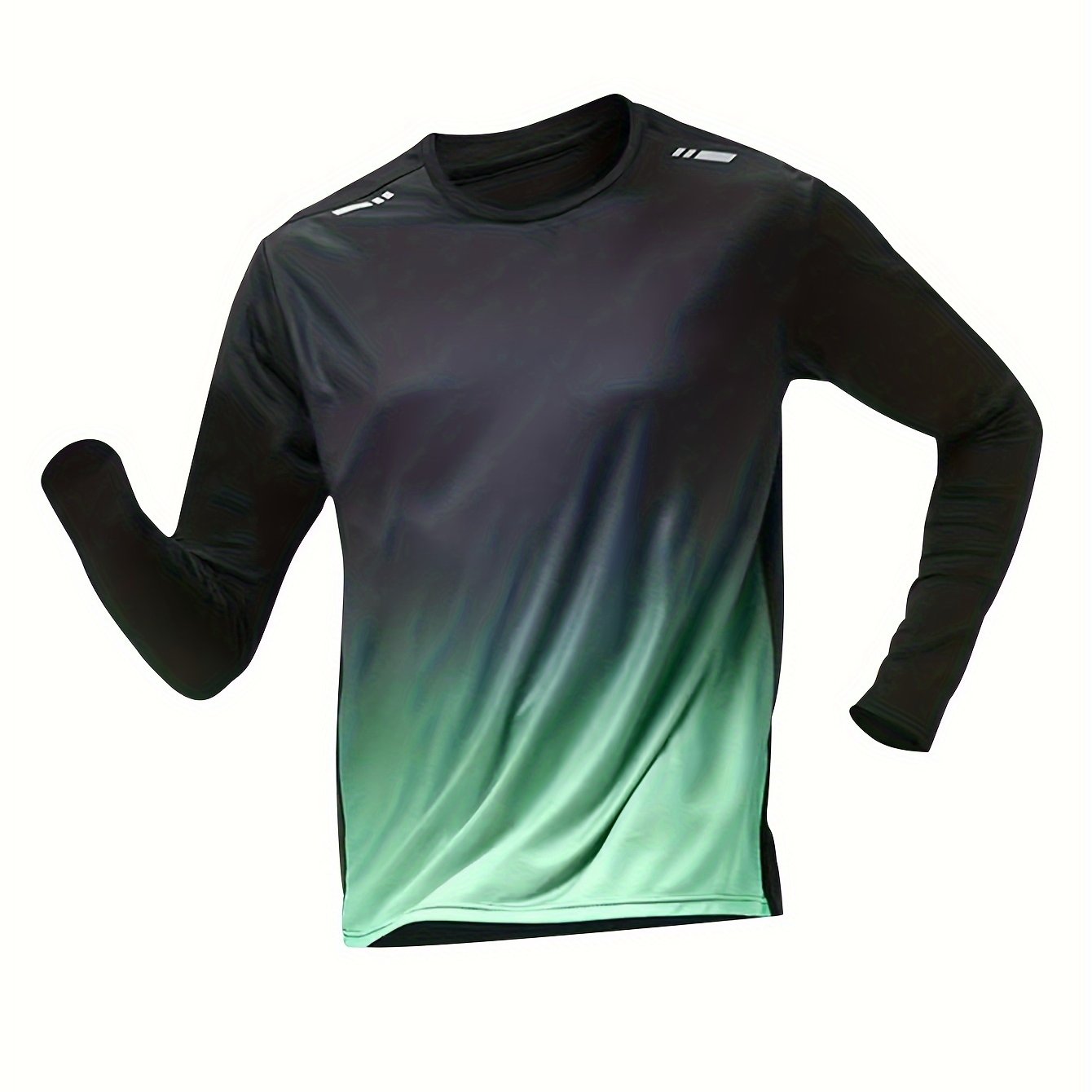 Mens QuickDrying Compression Long Sleeve Fitness Tshirt