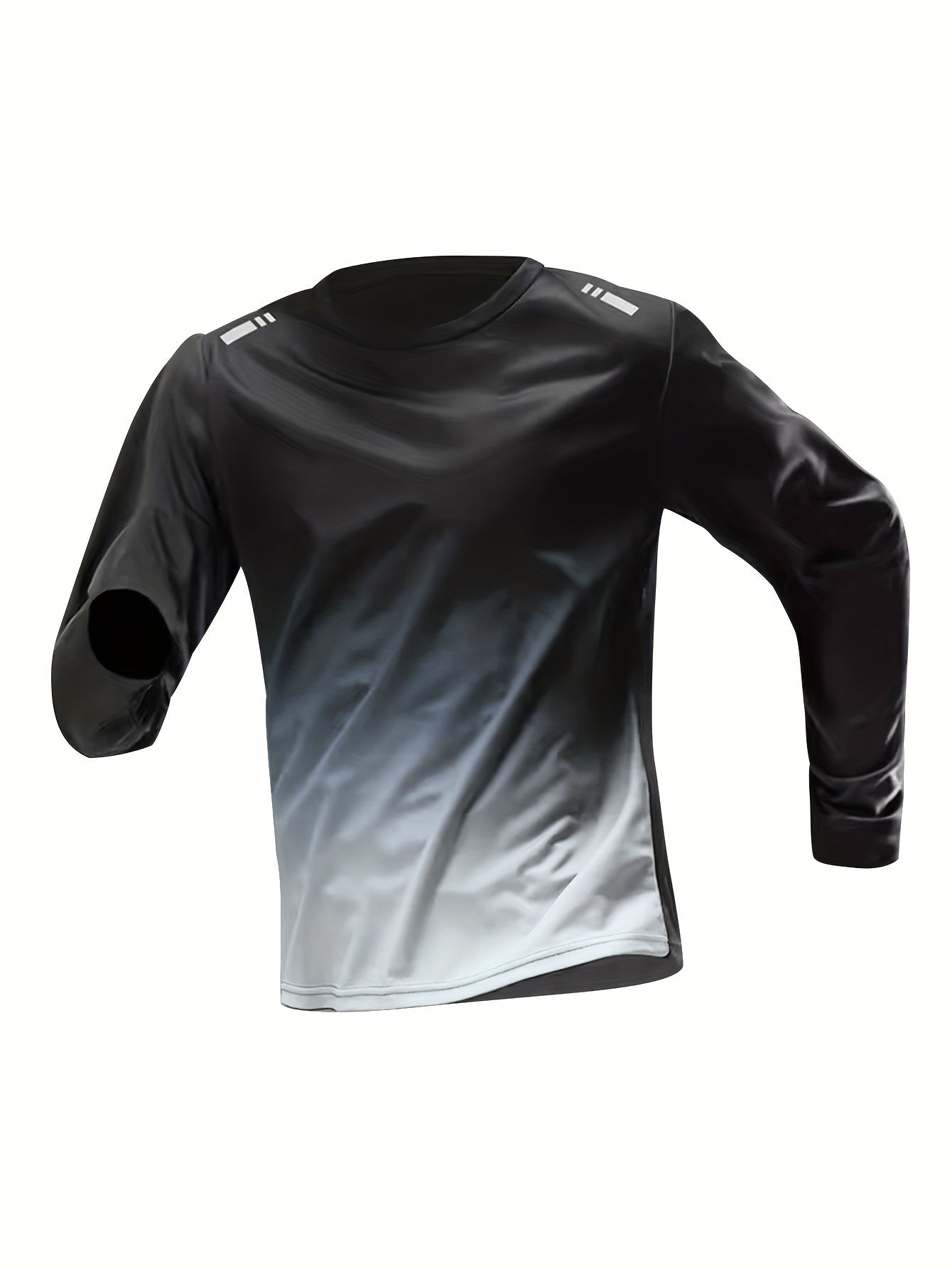 Mens QuickDrying Compression Long Sleeve Fitness Tshirt