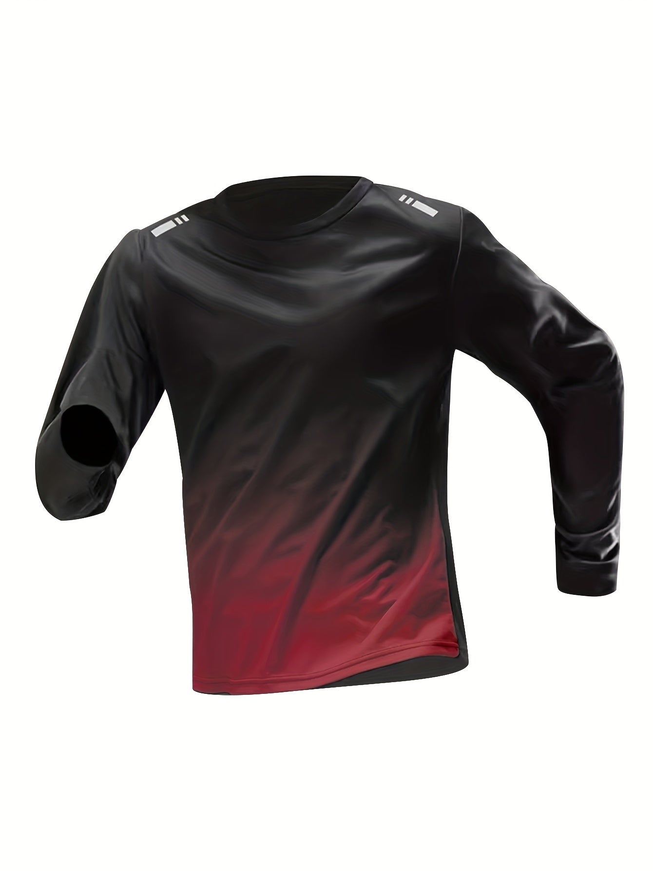 Mens QuickDrying Compression Long Sleeve Fitness Tshirt